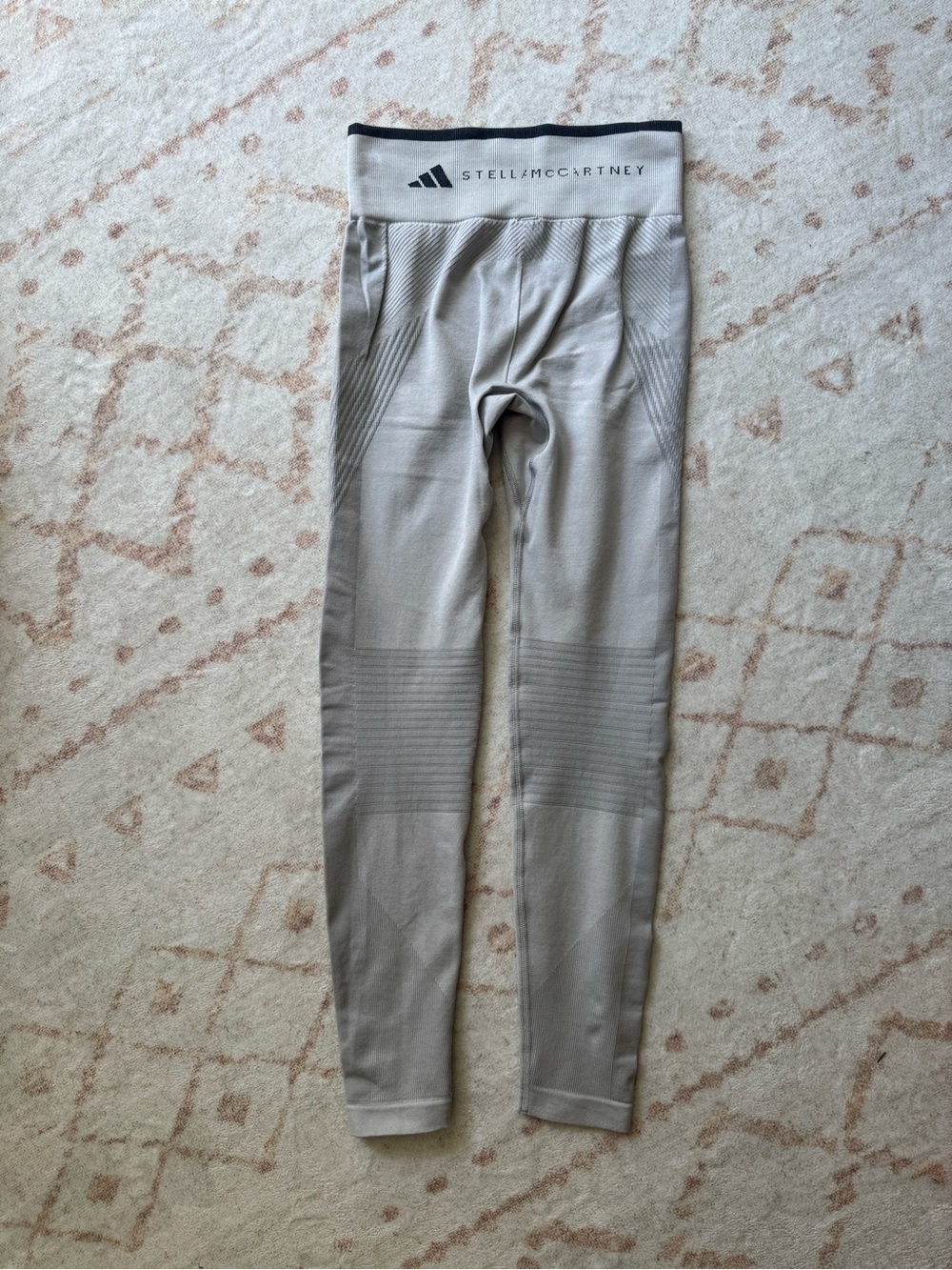 Adidas by Stella McCartney Kids Taupe Seamless Performance Leggings